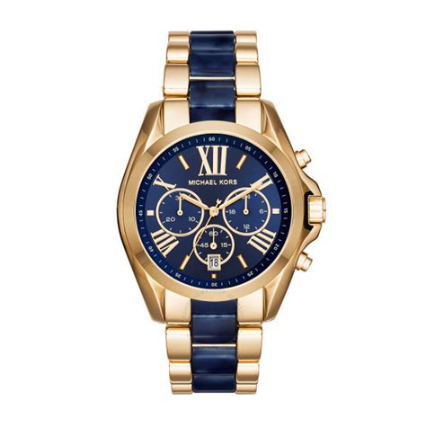 michael kors watch 6268|Michael Kors Bradshaw Blue Dial Chronograph Men's Watch .